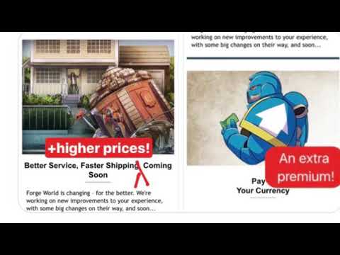 Forge World Price Rises: GW's Warhammer Community are not to be trusted (Games Workshop)