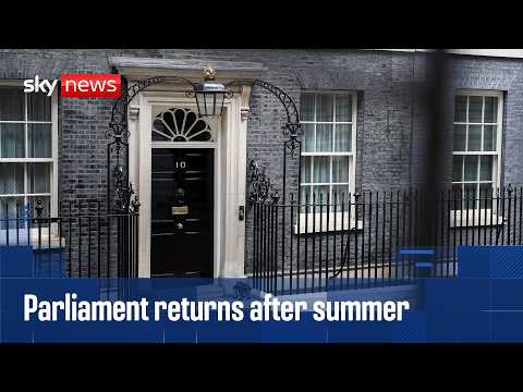 Andy Burnham to enter Parliament for first time as prime minister as summer recess ends