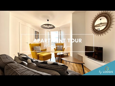 Apartment Tour // Furnished  74m2 in Lyon – Ref : 4L621246