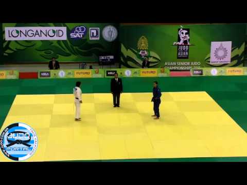 Asian Judo Championships Bangkok 2013 Final -70kg HWANG Ye Sul (KOR) - TSEND AYUSH (MGL)
