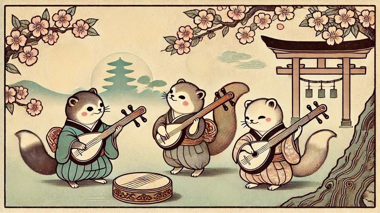 [和風] Japanese style | Shamisen X Flute X Tribal Drums | Background Music for Working or Study