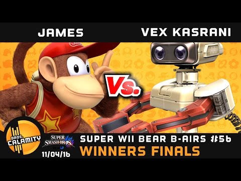 SWBB #56 | DMG James (Diddy) vs Vex Kasrani (ROB) - Winners Finals - Smash Wii U - Singles