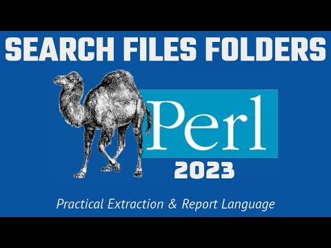 Perl Programming - Search Files & Folders 2023