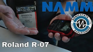 Video thumbnail for NAMM 2018: Roland R-07 by sonicstate