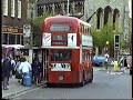London Transport 1991 Routemasters At Hither Green Station Lewisham Station Camberwell Green