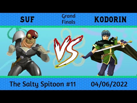 Salty Spitoon Melee #11 Grand Finals - Suf (falcon) vs KoDoRiN (marth)