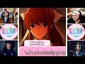 Let S Players Reaction To Monika Knowing Their Real Steam Name Doki Doki Literature Club