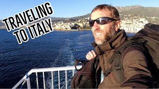 The Long Journey to ITALY | 4 Trains, a Ferry, a Bus & a Taxi