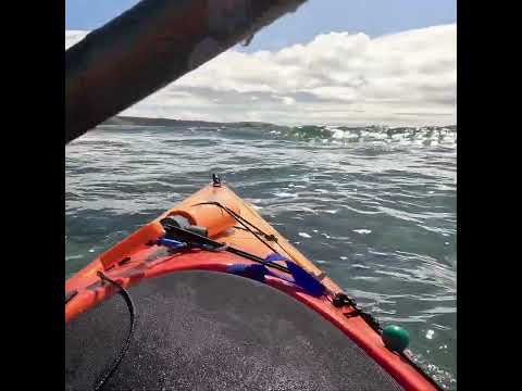 Breaking waves in the shallows #seakayaking #breakingwaves #kayaktrip #newzealand
