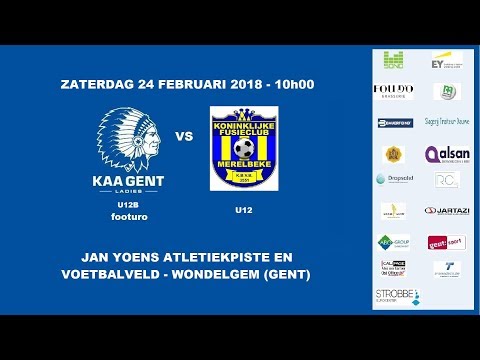 KAA Gent Ladies U12B - KFC Merelbeke U12 - 24 februari 2018