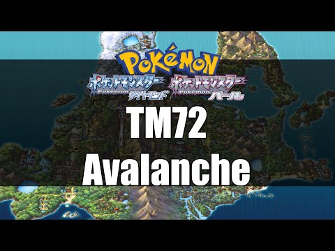 Pokemon Diamond & Pearl - Where to get TM72 Avalanche