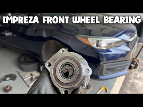 Subaru Impreza Front Wheel Bearing Replacement DIY How To 2016-2020