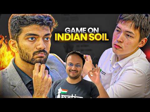 D.Gukesh's first game on Indian soil after becoming World Champion | Gukesh vs Nogerbek Kazybek