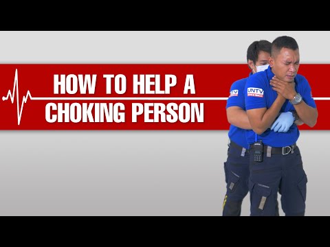 How to help a Choking Person #BeALifesaver #FirstAid