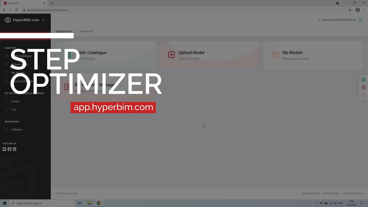 HyperBIM - STEP optimizer