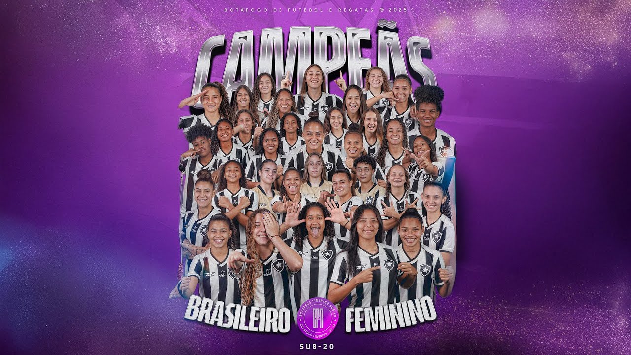 VÍDEO: Botafogo divulga bastidores de título no Brasileiro Feminino Sub-20 sobre o Flamengo