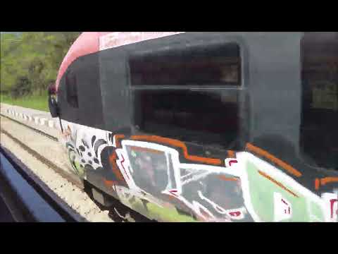 Train Journey from Sofia to Blagoevgrad with picturesque views and retro train stations