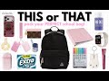 Pack your PERFECT School Bag! | THIS OR THAT📚✏️💕