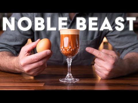 The Noble Beast - a whole-egg holiday drink with BIG flavor!