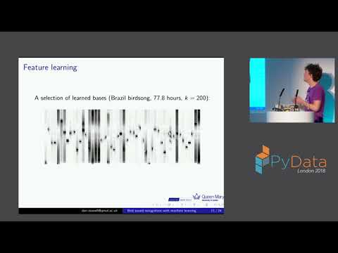 Who's singing? Automatic bird sound recognition with machine learning - Dan Stowell