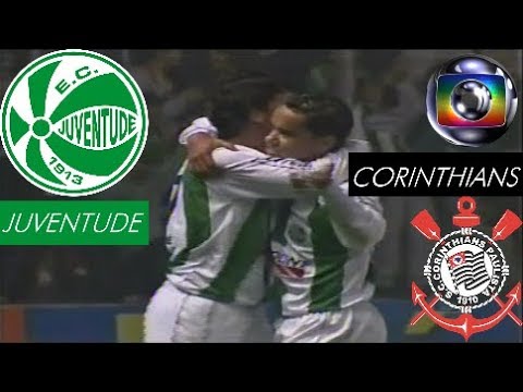 Jogo Completo - Juventude 6 x 1 Corinthians - Campeonato Brasileiro 2003 - 28/09/2003 - Globo