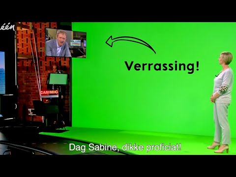 Sabine Hagedoren maakt al 25 jaar het mooie weer en krijgt mooie verrassing van Frank Deboosere!