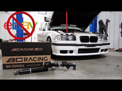 BMW E36 Drift Car BC Racing Coilover Install: How To