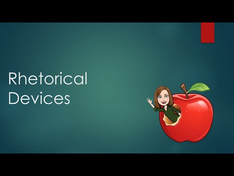 Rhetorical Devices Lecture