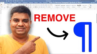 How To Remove Paragraph Symbols In Word - [ ¶ ]