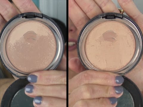 How To Remove Hard Film from Powder Foundation, Blush or Bronzer