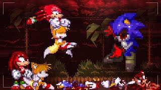 Sonic.HEX: Infected Menace Chapter 1 - #5: Tails and Knuckles Duo! Sacrifice Ending!