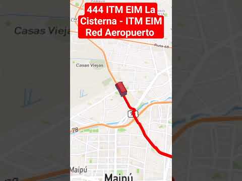 444 ITM EIM La Cisterna - ITM EIM Red Aeropuerto #オリジナル曲 #transantiago #redmovilidad