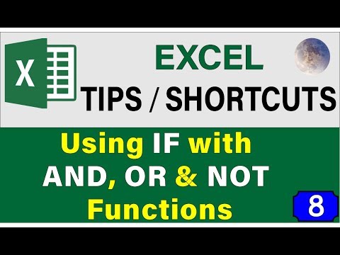 Excel IF Formula: Using IF With AND, OR and NOT Function (Tips & Tricks For Excel 2020 Users) Video