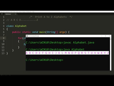 First Java Program | Java Hello World program | How to Compile Run Java Program