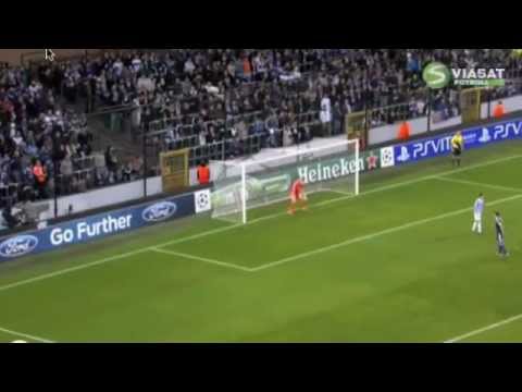 Eliseu amazing goal - Anderlecht-Malaga 0-3