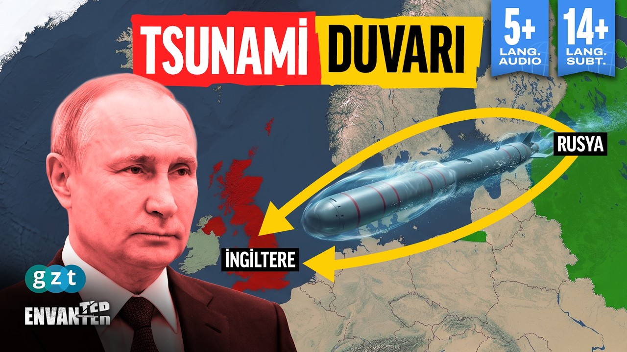 Rusya'nın tsunami oluşturan kıyamet silahı: Poseidon Torpidosu'nun özellikleri neler?