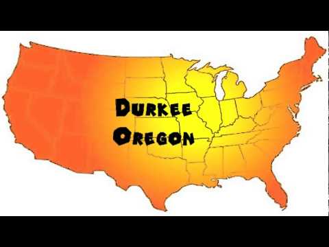 How to Say or Pronounce USA Cities — Durkee, Oregon