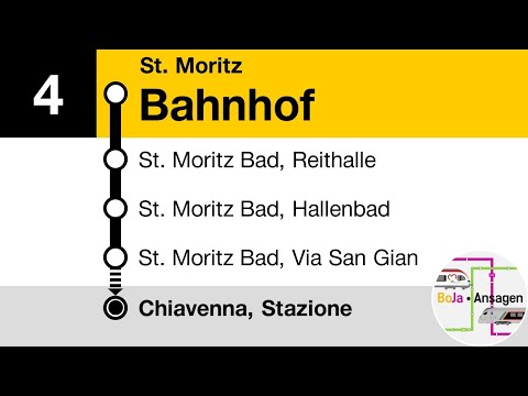 Postauto Ansagen | 4 St. Moritz - Chiavenna | BoJa Ansagen
