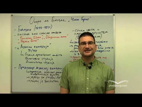 Onore de Balzak, Čiča Gorio - prvi deo