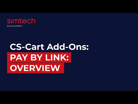 CS-Cart add-ons: Pay by Link:  Overview