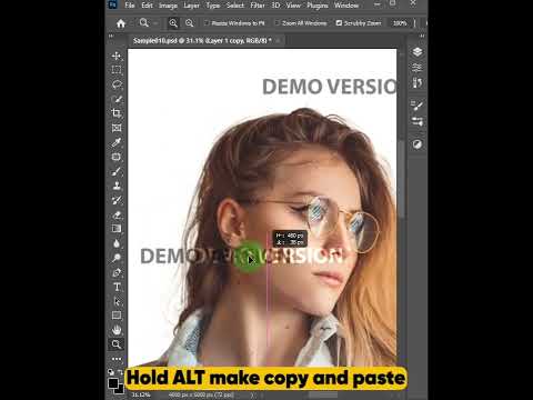 Remove watermarks in Photoshop #shorts  #photoshop_tutorial