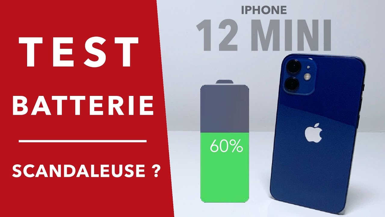 Test batterie iPhone 12 Mini : Scandaleuse 