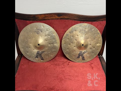 2021 Zildjian 14” K Custom Special Dry Hi-hat Cymbals (918g/1,154g)