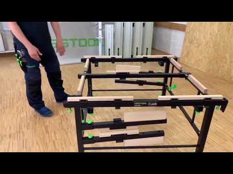 Mobile saw and work table STM 1800 training (live recording from the Festool training center)