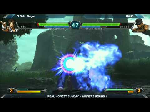 KOF13 El Gallo Negro vs N4US |Real Honest Sunday 5.5
