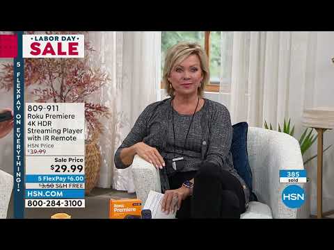 Roku Premiere 4K HDR Streaming Player with IR Remote Bun...