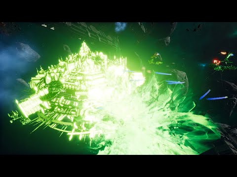 Skalgrim Mod 2021: Phalanx - Imperial Fists vs Necrons - Battlefleet Gothic Armada 2