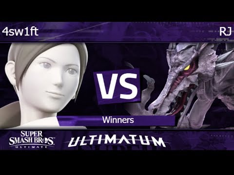 Ultimatum  - 4sw1ft (Wii Fit) vs SM | RJ (Ridley, PT) Winners - SSBU