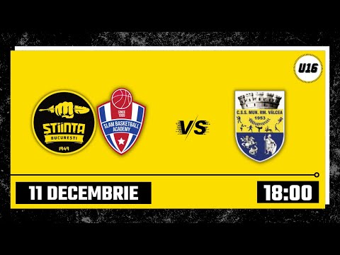 LIVE 🏀 CN U16M CSU Știința Slam București - CSS Ramnicu Valcea