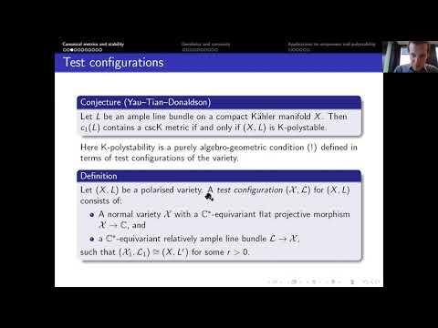 Michael Hallam : Stability of fibrations through geodesic analysis